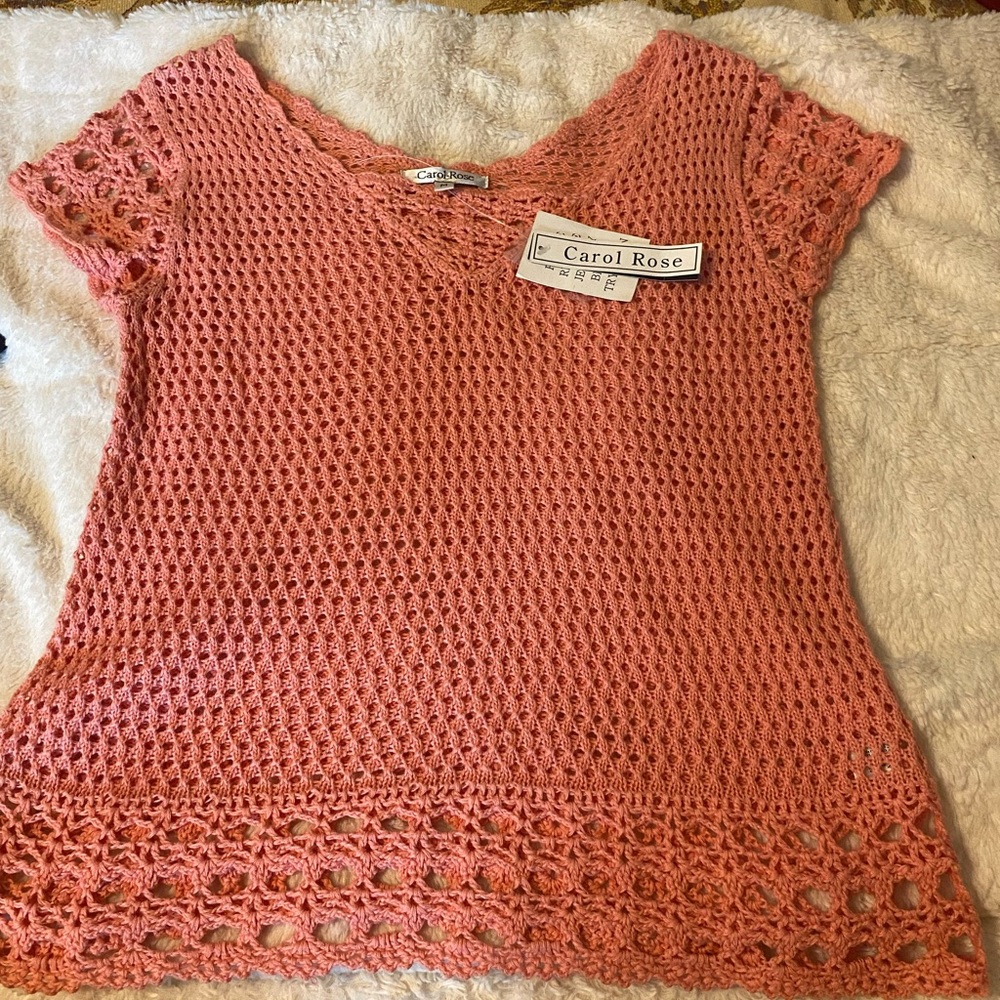 Pink nitted shirt